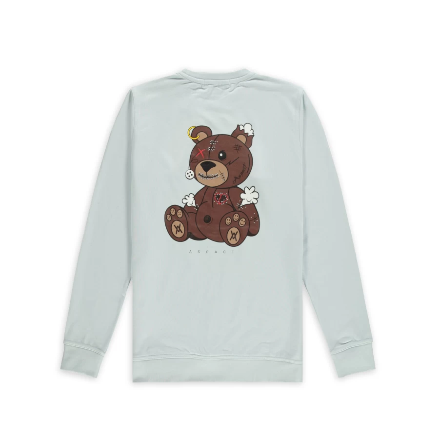 "Aspact Teddy Bear Knit Sweater - Cozy Ice Winter Pullover for Men & Women"
