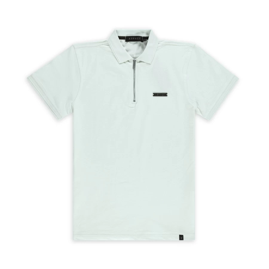 Aspact Metal Plate Cool Polo Shirt – Ice Collection for Men