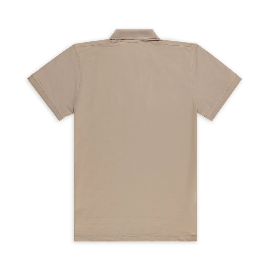 Aspact Men's Polo Shirt in Taupe - Classic Casual Comfort Fit