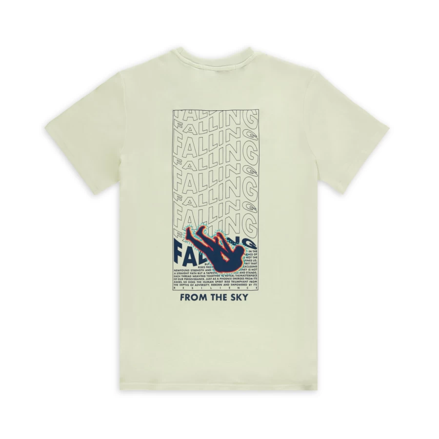 Aspact Aqua Falling Tee - Trendy Oversized T-Shirt for Men and Women