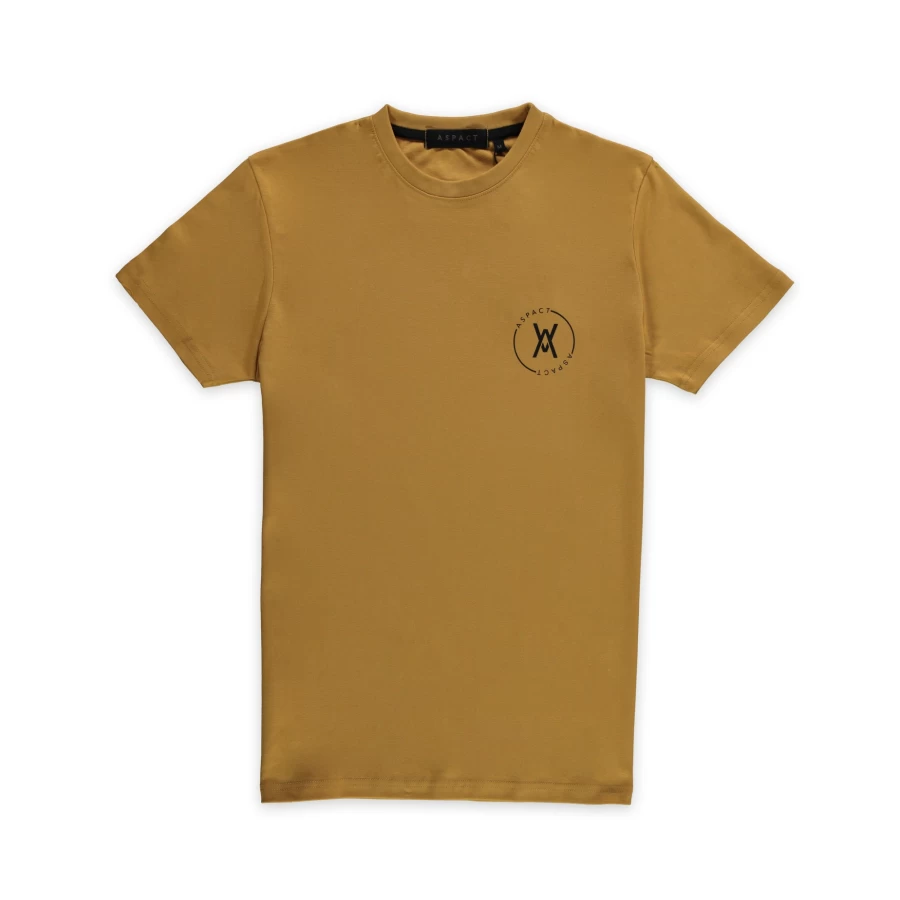 Aspact Circle Tee Honey - Comfortable Cotton T-Shirt for Men & Women